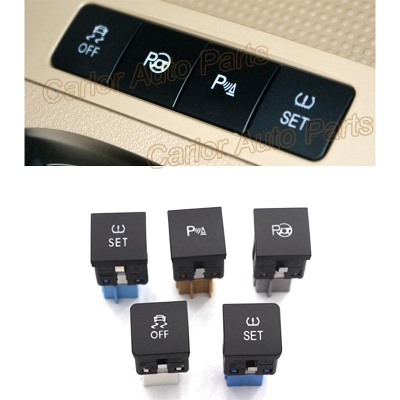 OPS Switch Automatic Parking Radar TPM Systerm ESP OFF Button For VW Passat Golf 6 Jetta MK5 MK6 Beetle EOS Polo Scirocco Touran