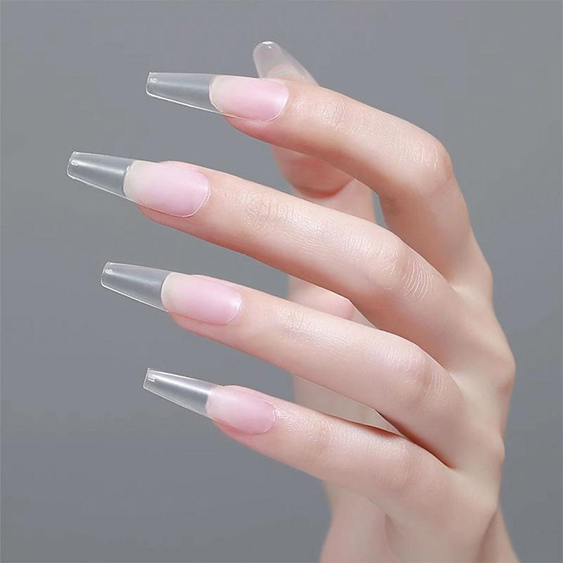 Zachte Gel Nageltips 100 STUKS voor Manicure Volledige Dekking Press-On Kunstnageltips Flexibele Benodigdheden voor Salon Experts