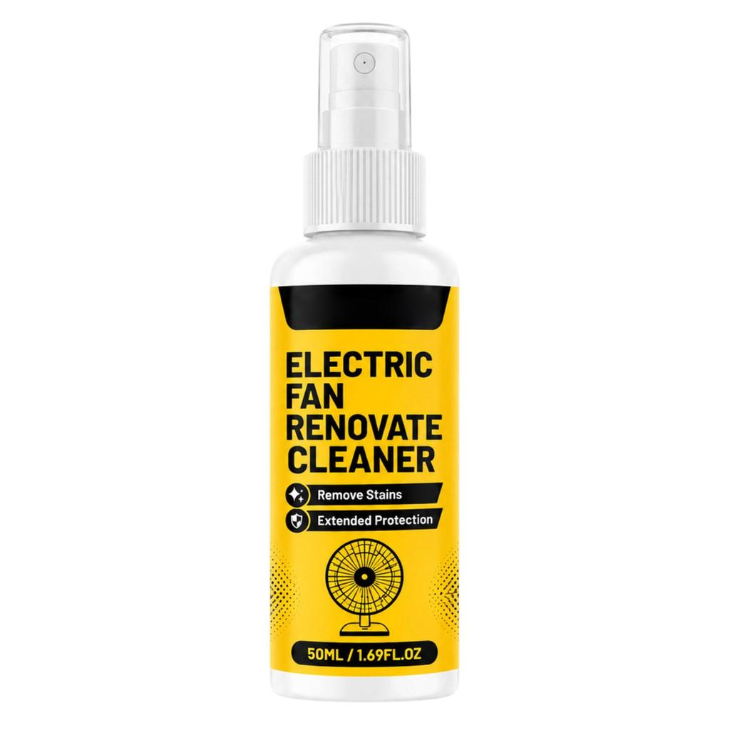 Electric Fan Renovate Cleaner 50ml Spray Bottle Removes Stains and Provides Extended Protection for Household Fans and Appliances