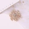 Women Brooch Lady Pins Crystal Rhinestones Large Snowflake Brooch Clasp Jewelry Clothing Decoration