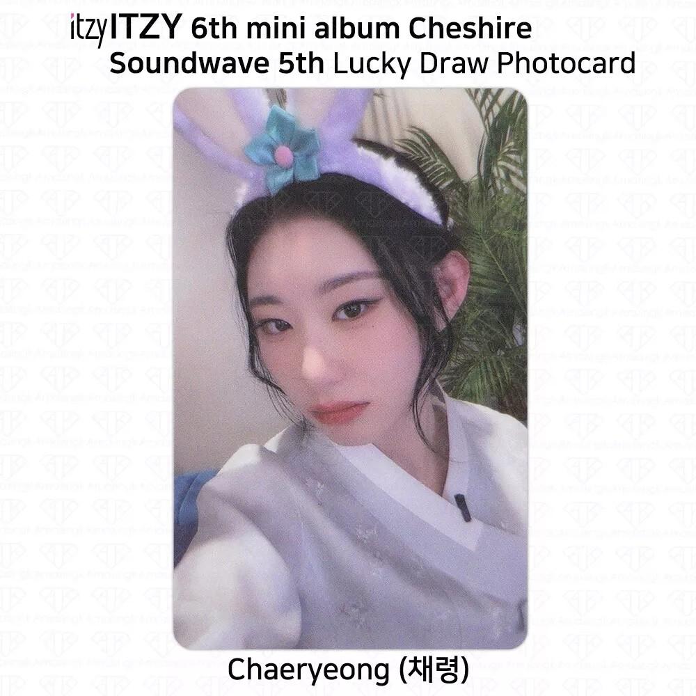 

ITZY 6-й мини-альбом Cheshire Soundwave 5-я версия фотокарточки с лотереей при удачном розыгрыше Chaeryeong - A