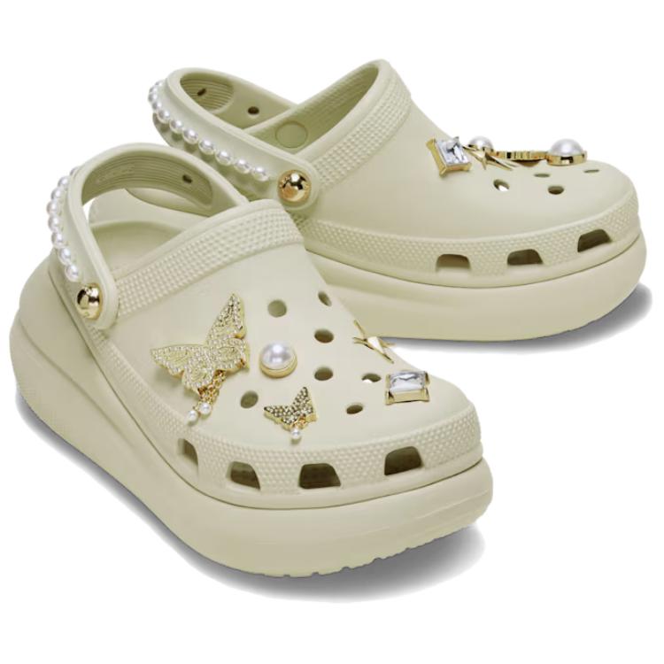 Crocs Casual Fashion Clogs Women Footwear Beige 211539-2Y2