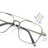 Metal 3 In 1 New Style Magnet Clip On Glasses Frame Trend Polarized Sunglasses For Men  Optical Computer Glasses UV400 7009