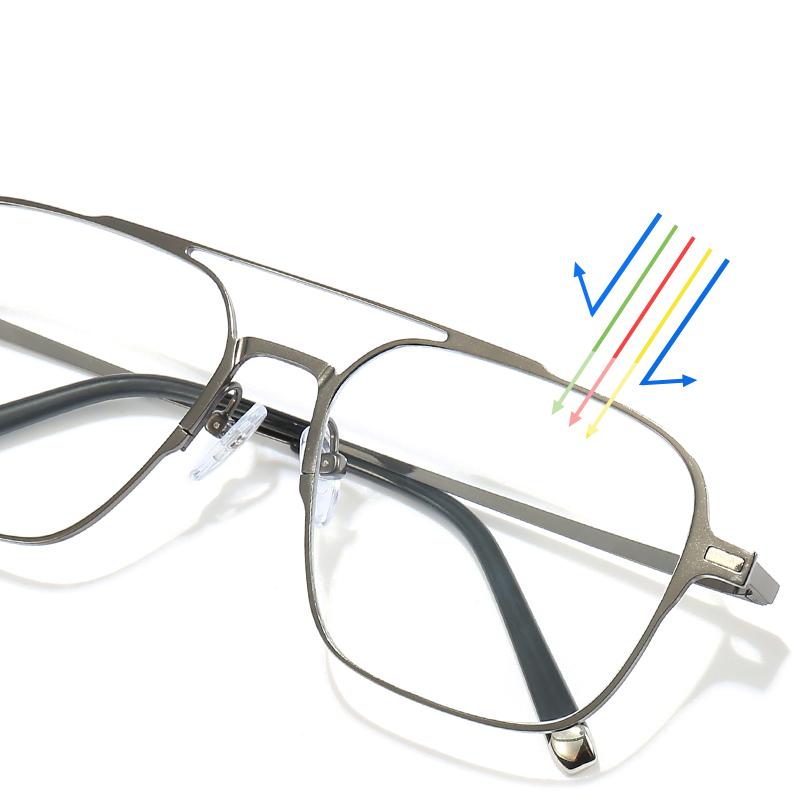 Metal 3 In 1 New Style Magnet Clip On Glasses Frame Trend Polarized Sunglasses For Men  Optical Computer Glasses UV400 7009