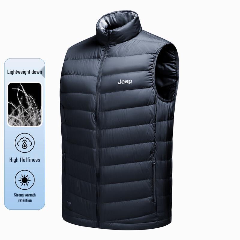 JEEP Men s 90% Down Lightweight Warm Vest L