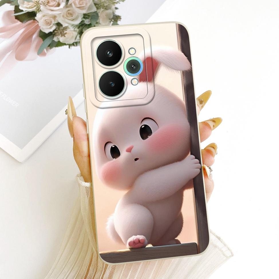 Cover For Realme 15 Pro Casing RMX5101 Silicone Luxury Fashion Flowers Kawaii Cute Painted Shockproof Phone Case