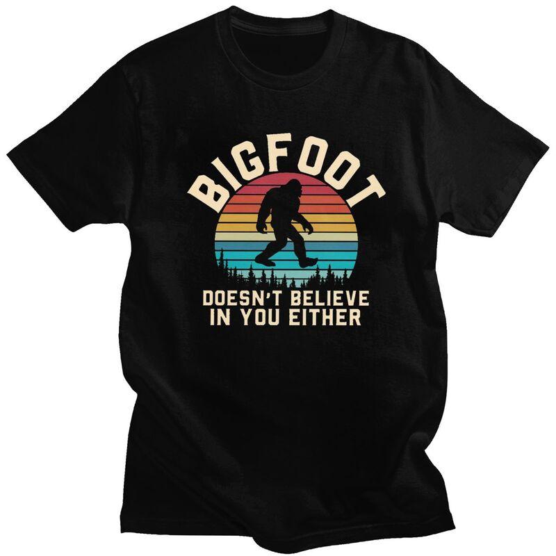 

Custom Bigfoot Doesnt Believe In You Either Tshirt for Men Short Sleeve Casual T Shirt T-shirts Slim Fit Pure Cotton Tee Gift... 5XL різнокольоровий