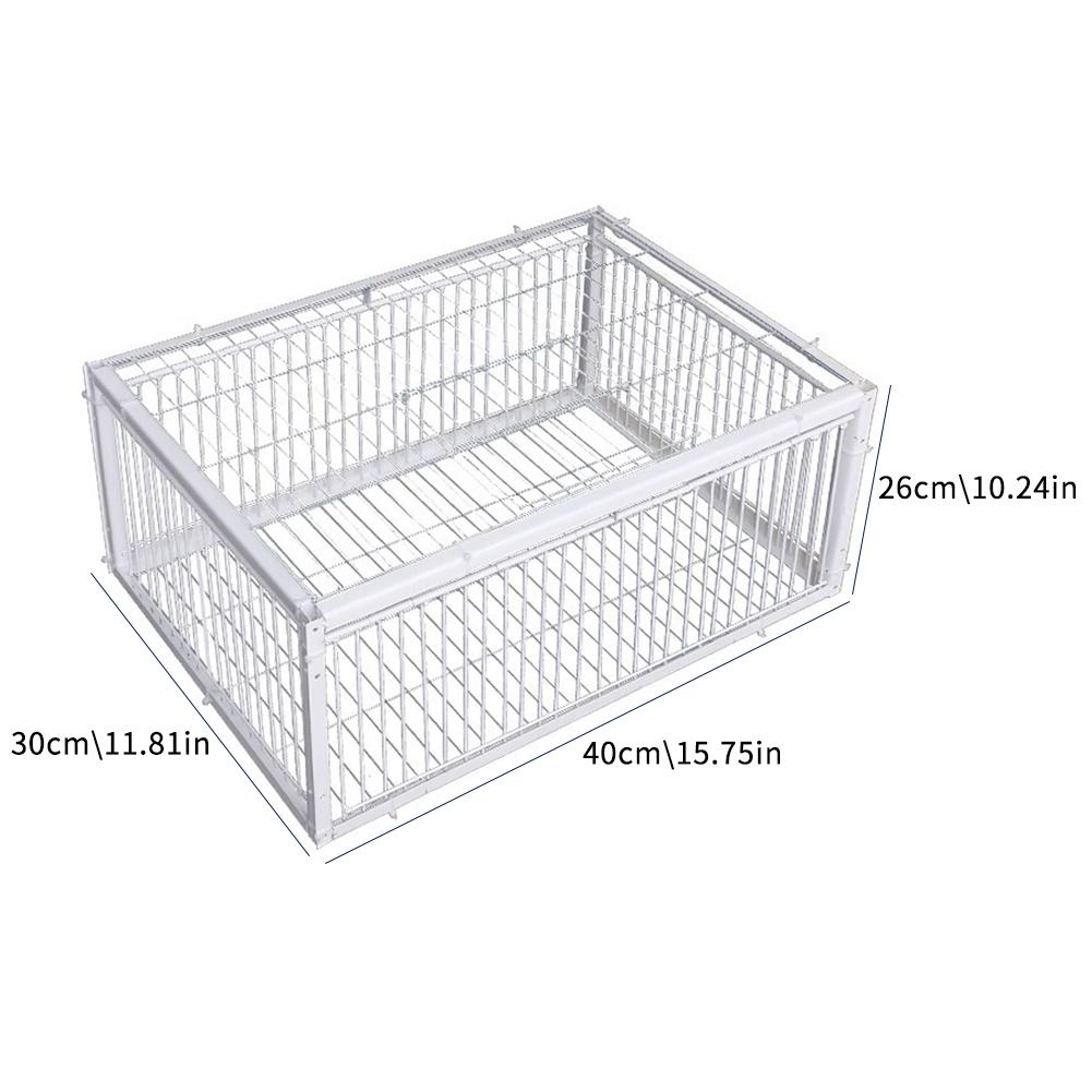 Auto Trap Bird Cage Rabbit Cage Mouse Cage Entry Only No Exit Thickened Encrypted Automatic Pigeon Collecting Pigeon Bird Cage