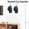 3 Stück Metall Baseballkappen Präsentationsständer Wandmontiert Kohlenstoffstahl Kappenhalter Praktisch Türen Zimmer Hut Organizer