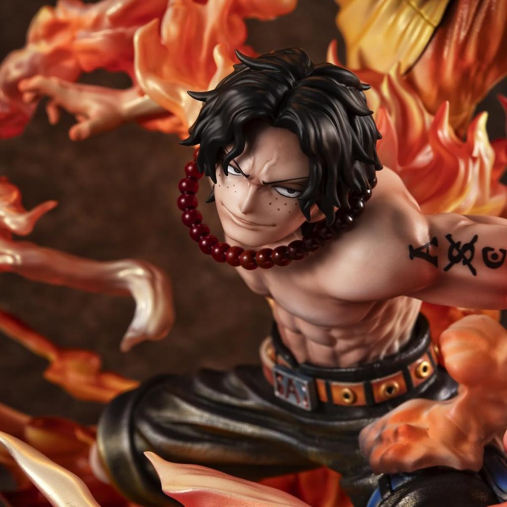 MegaHouse Luffy Ace One Piece Figure Pirate Portrait Neo Maximum Brotherhood Bond 20th Limited inch Multicolor MH716454 & - - - - Ver. 9.7