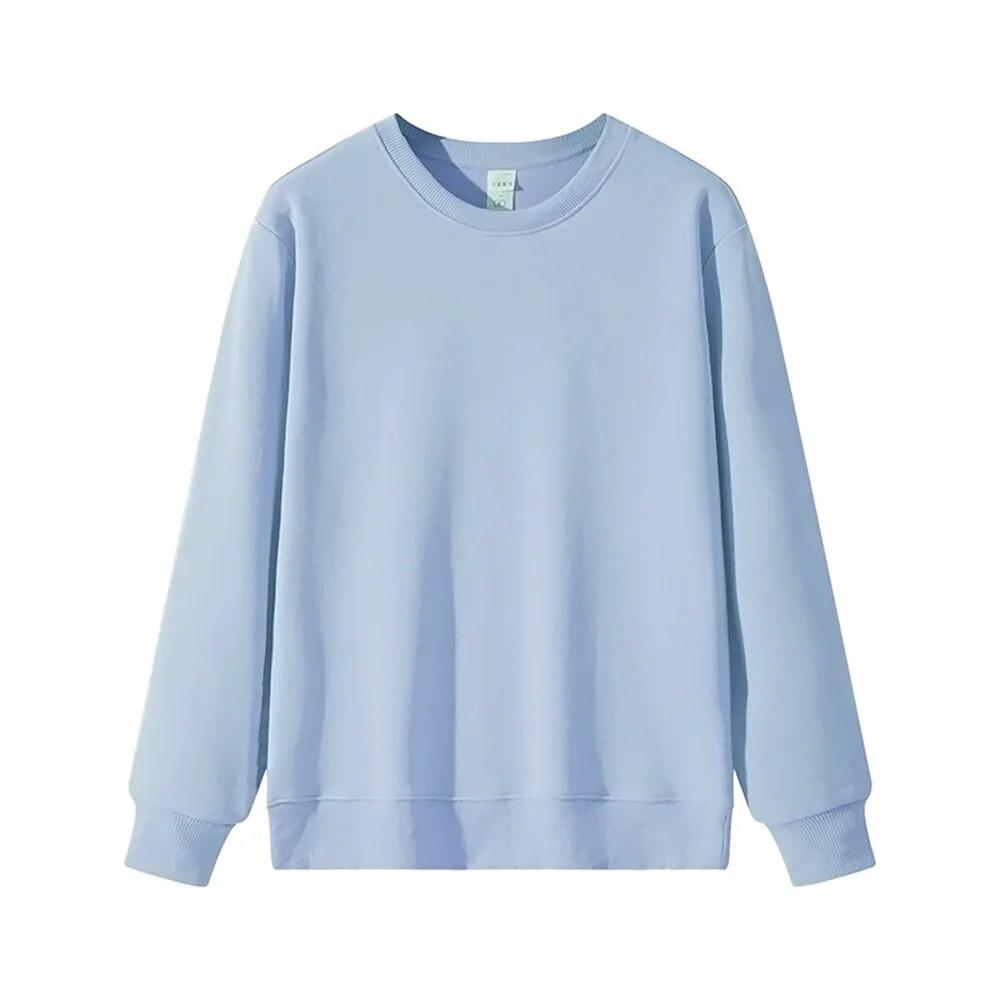 Felpe Harajuku da uomo pullover autunnali da uomo tinta unita coreana felpa con cappuccio casual o collo top basic Hip Hop streetwear