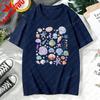 Seashell Pattern Unisex Tshirt Casual Fashion Summer Cotton Short Sleeve Oneck Hot Sale Tops Beach Vacation Clothing Gift Tee