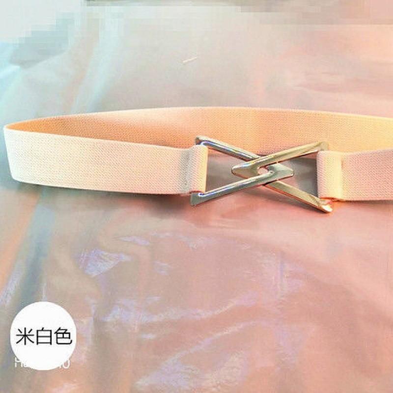 Triangle Chic Buckle Waist Belt For Women In Elegant Black And Beige Colors Ideal For Fall Fashion