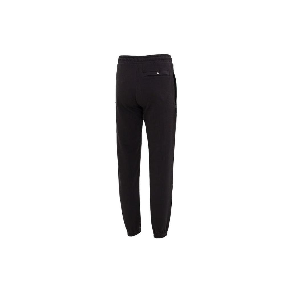 Puma Letter Print Sports Jogger Pants Men Bottoms Black 623419-01