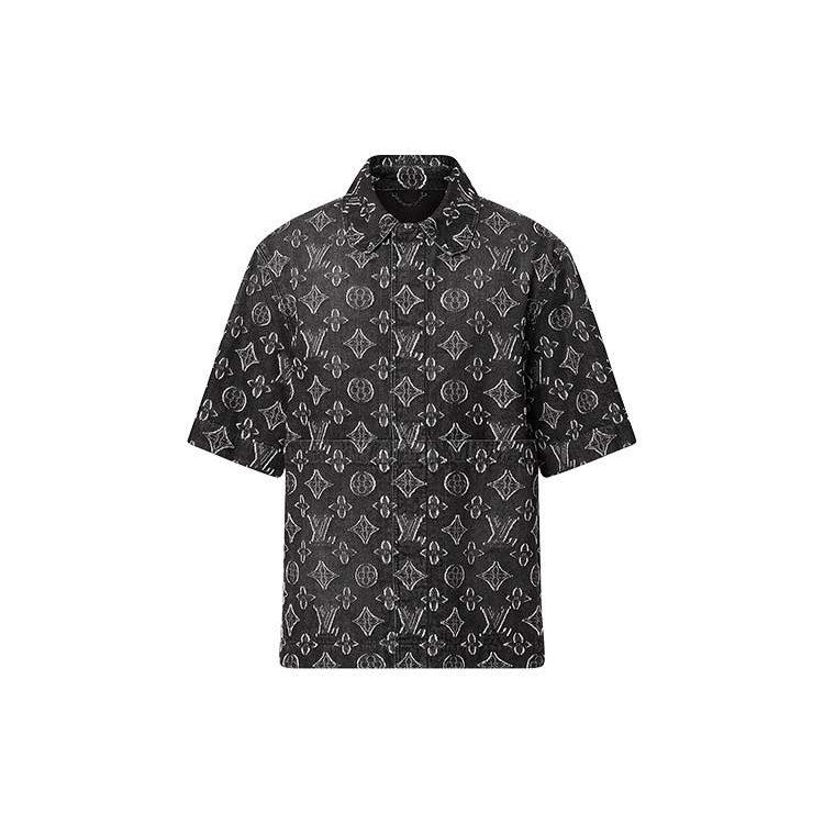 Louis Vuitton Shirt Men's Black 1ABYOM