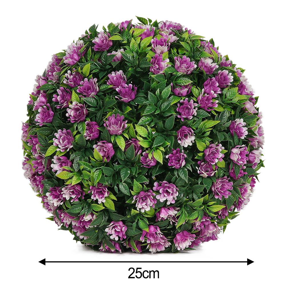1 Stück 20cm/25cm Rose Künstliche Blumenkugeln Hochzeit Römische Säule Wegweiser Dekorationen Geburtstagsfeier Schöner Strauß