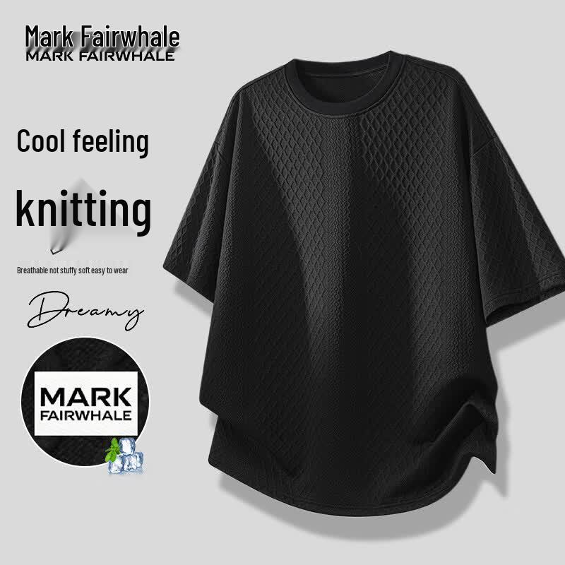 MARK FAIRWHALE Men s 2026 Ice Silk Breathable Short Sleeve T-Shirt L