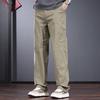 Men's Spring Summer Loose Straight-Leg Workwear Casual Pants