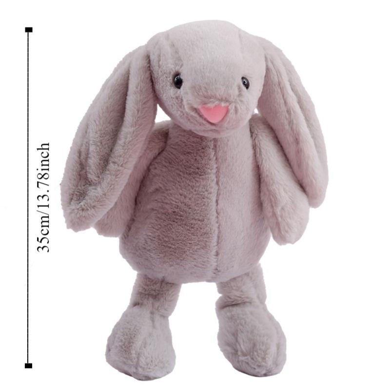 Soft Easter Bonnie Rabbit Doll With Long Ears Plush Bunny Toys  Children Girl