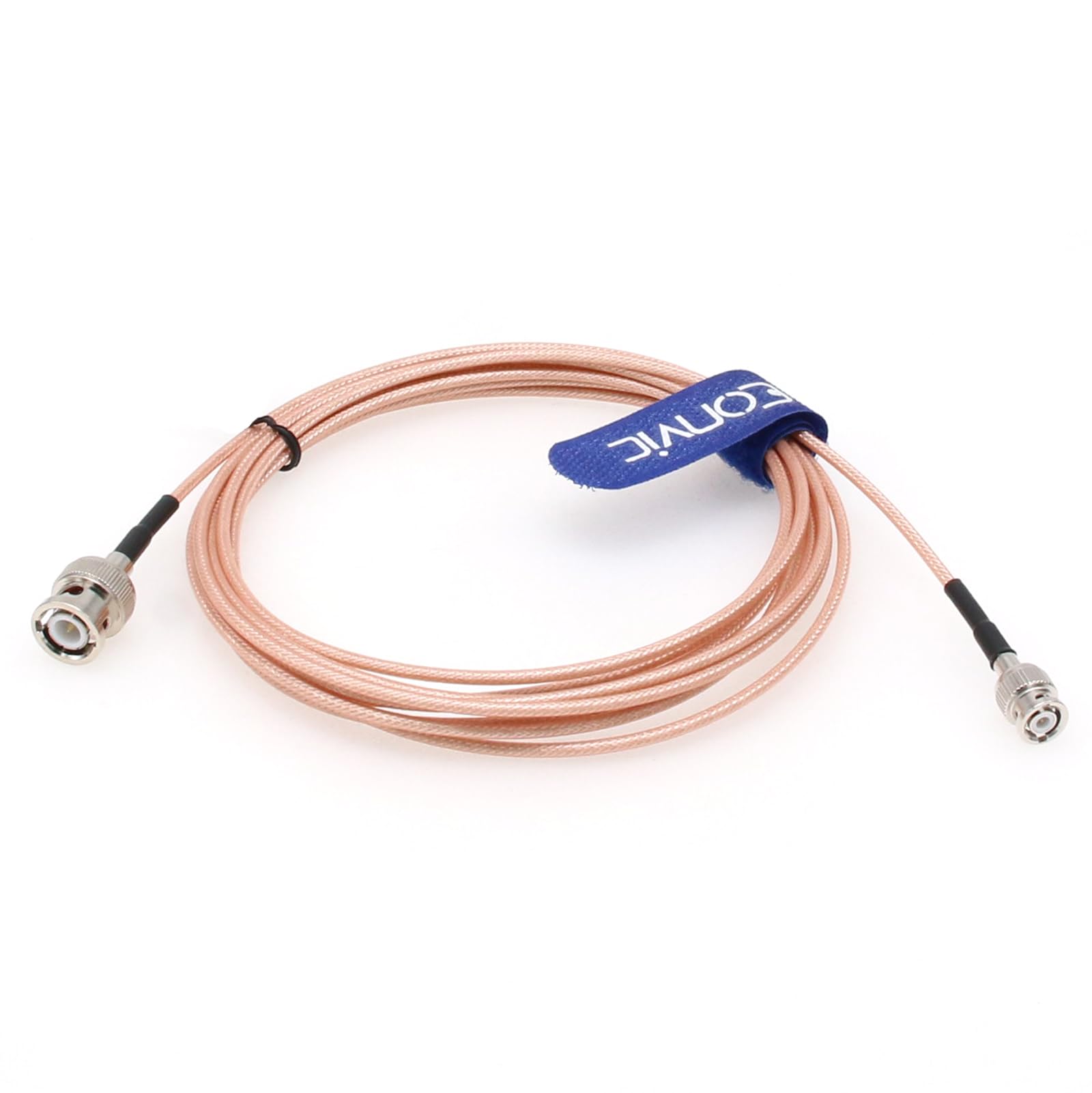

Eonvic BNC to Mini BNC Male Straight Crimp Coaxial RF Pigtail RG316 Cable for Atomos Monitor 4K Camcorder Blackmagic Hyperdeck Shuttle 10m