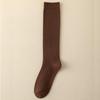 Women's Over-the-Knee Wool Socks with Velvet Lining: Thick, Warm, and Slimming for Fall and Winter