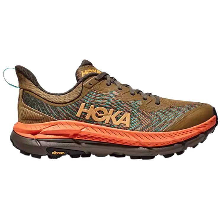 Hoka One One Mafate Speed 4 Comfortable Sports Non-Slip Low-Top Trail Running Shoes Men sneaker Pumpkin 1129930-AQL