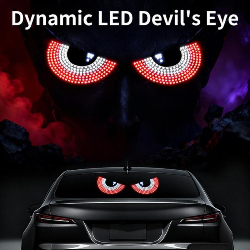 

Car Wireless Remote Control LED Light Car Windshield Ambient Lights Flashing Dynamic Eye Light For Car Truck Windshield E