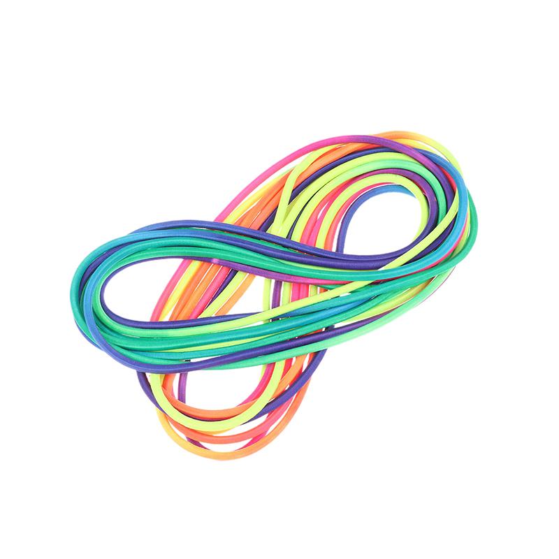 1 Pezzo Corda per Saltare per Bambini Giocattoli per Allenamento 5-10M Corda per Saltare Elastico Giocattolo per il Movimento Esercizio Allenamento Salto Nylon Regalo Ragazza