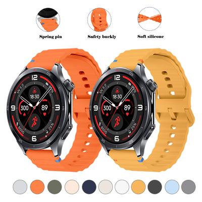 22mm Smartwatch-Armband Geeignet für OnePlus Watch 3 Silikon Sportband Kompatibel mit OnePlus Watch 2 2R 3 Atmungsaktives Armband