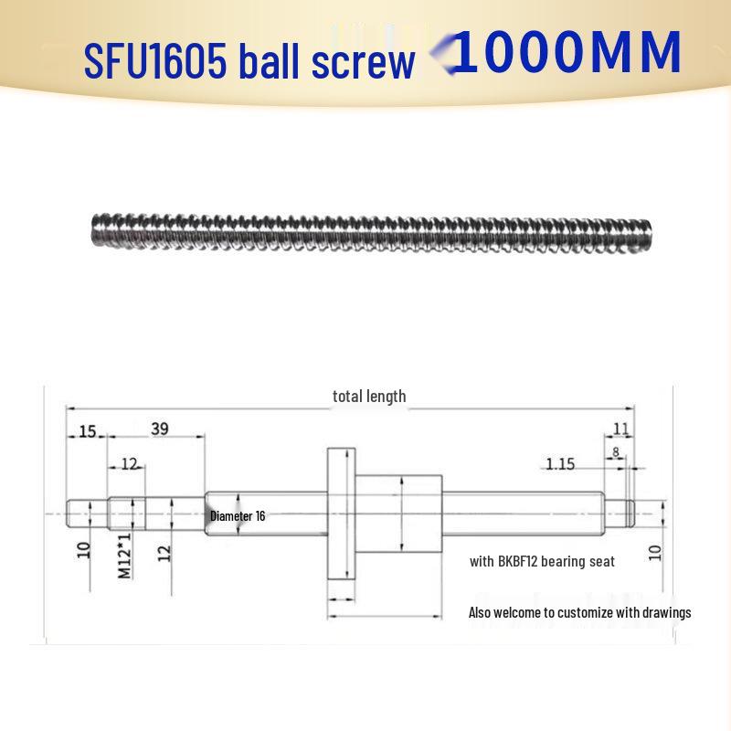 In-Stock Precision Linear Guide Ball Screw SFU1605 2005 2510 Nut Set