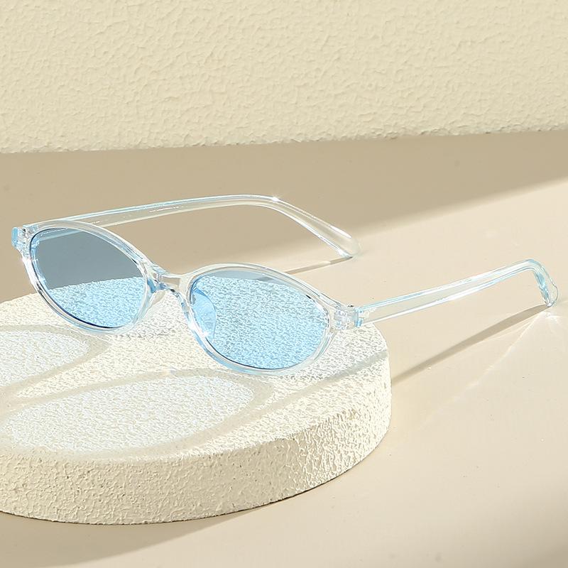 Vintage Small Cat Eye Sunglasses New Leopard Black Designer Small Oval Sun Glasses Retro Fashion Women Sunscreen Glasses Uv400