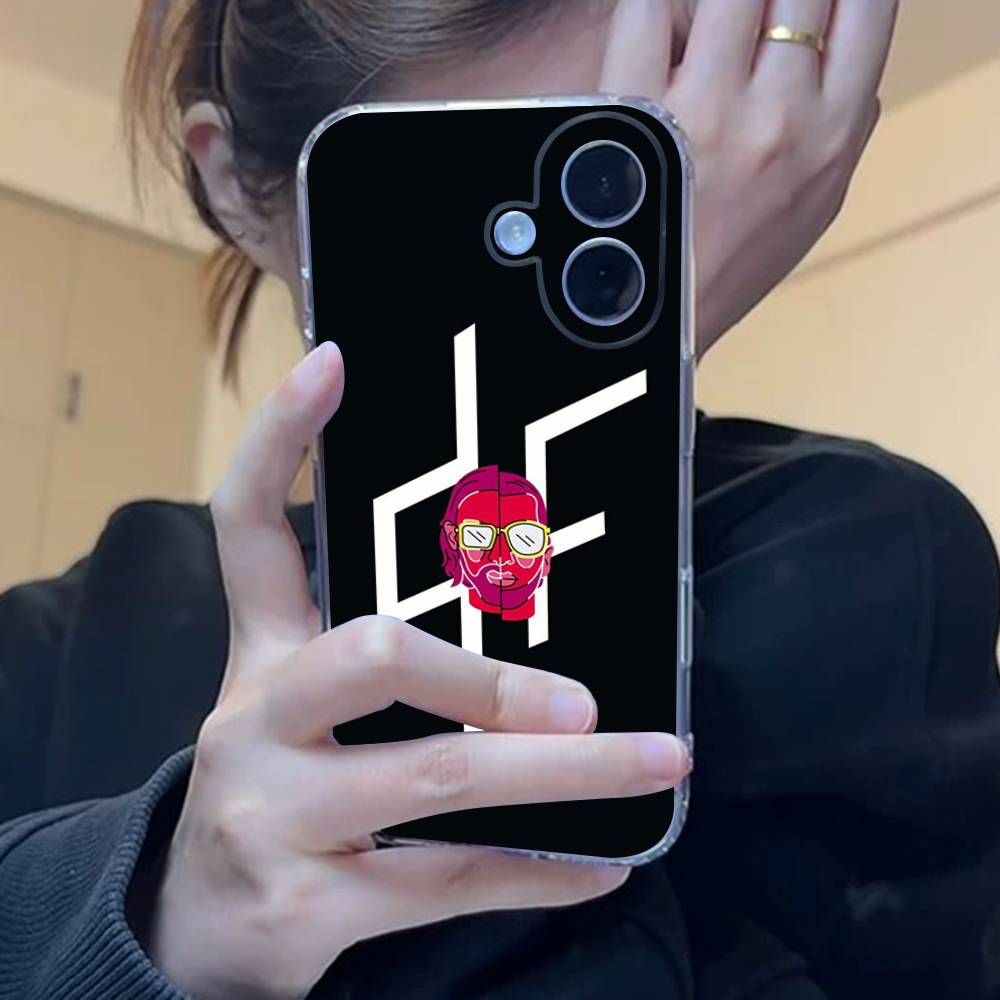 Hip Hop PNL QLF Rapper Fashion Transparent Phone Case For iPhone 17 16 15 11 12 13 14 Pro Max Mini Soft TPU Silicone Plus