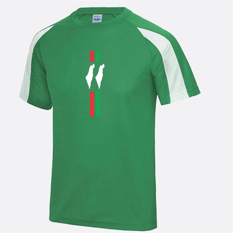 Fashion Palestine Flag Football T Shirt Trend Summer Short Sleeve National 3D Print Sports Jersey Tees Quick Dry Breathable Tops