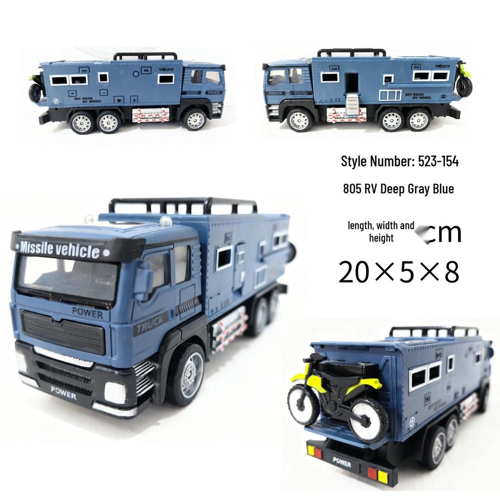 2026 Inertial Off-road Alloy RV Toy Car Model for Kids