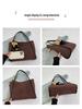 Retro Suede Versatile Shoulder Tote - High-End Fashionable Large Capacity Bag