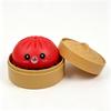 Bubble Blowing Dumpling Steamed Bun Squishy Vinyl Squeeze Fidget Sensory Toy Stress Relief Decompression Desk Decor Party Favors