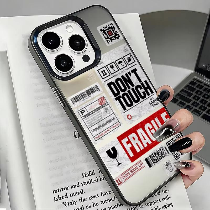 Sticker Label Element Pattern Phone Case For Xiaomi Mi Poco X6Pro X6 X7 X5 Pro Mi Poco F7 F6 F5 Pro Back Cover