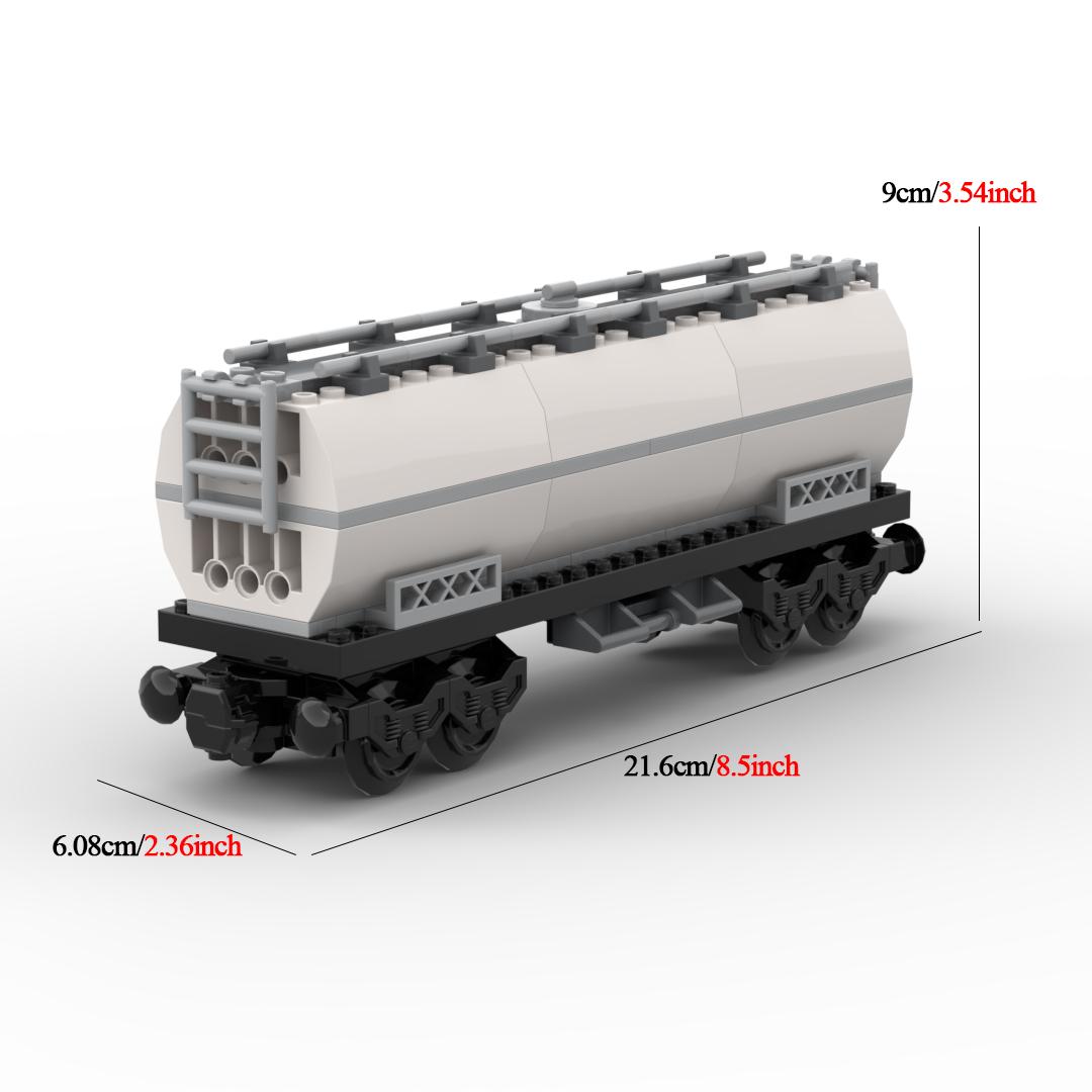

MOC City Train Base Building Block Creative Boiler Transport Vehicle Train Carriage DIY Education Brick Toys Kids Boys Gift