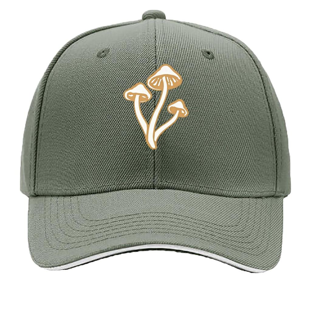 Breathable Mushroom Baseball Cap Adjustable Golf Hat for Unisex and Women YK Couple Dad Hats Unisex S Sandwich Baseball Cap