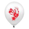 10pcs 12inch Halloween Balloon Pumpkin Printing Blood Handprint Latex Balloon Party Decoration