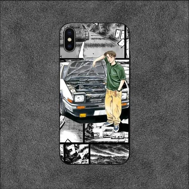 Cheap Classic Japan Initial D Phone Case For iPhone Samsung Galaxy Redmi Xiaomi Note S A 16 15 14 13 12 11 20 21 22 23 53 54 Pro Plus Ultra TPU Cover