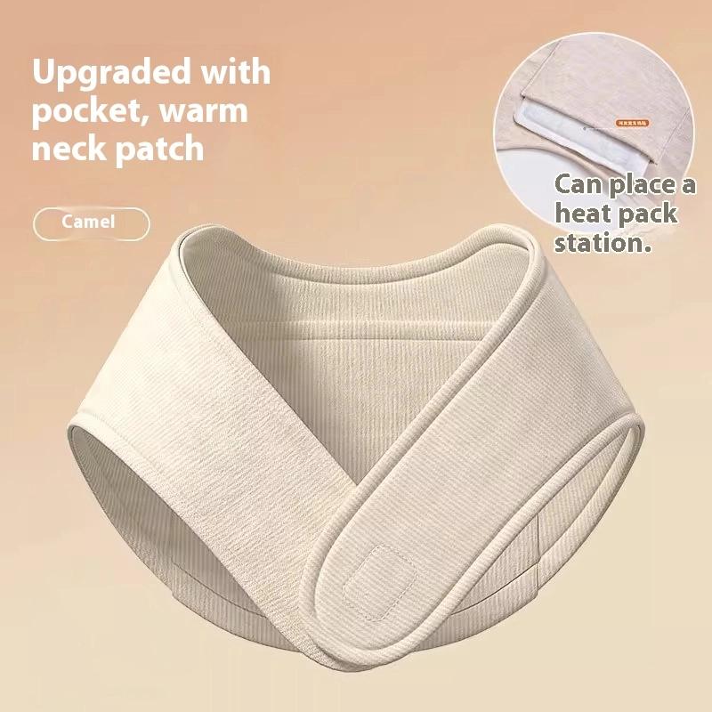 For Men Women Neck Wrap Breathable Quick-Drying Neck Warmer With Pocket All-Season Scarf Soft Comfortable Warm Scarf