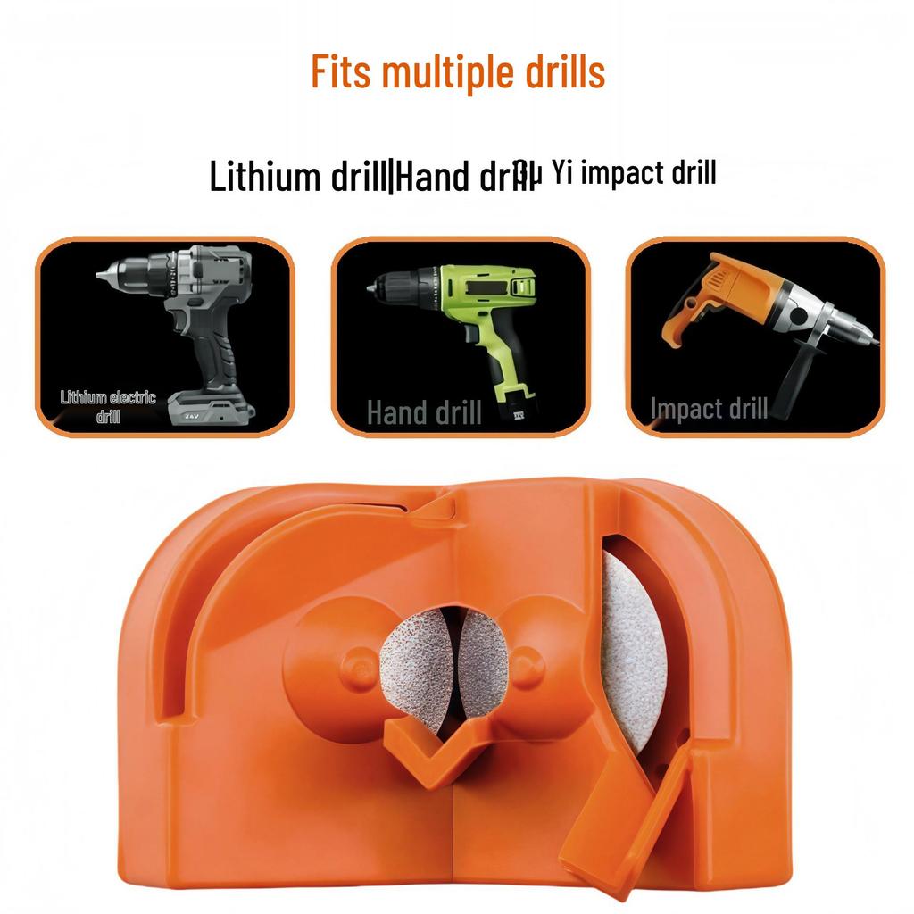 Universal Portable Drill Bit and Knife Sharpener: Multifunctional Tool for Grinding, Polishing, and Milling Cutters