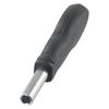 Handy and Practical Soft Grip Rubber Hexagonal Screwdriver Bits Extension Handle Tool 126mm, Easy To Use, Black Color