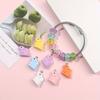 2/4/8pcs Resin Material Easter Rabbit Pendant Rabbit Animal Decoration DIY Jewelry Making Bracelet Necklace Keychain Phone Chain Beads Wedding