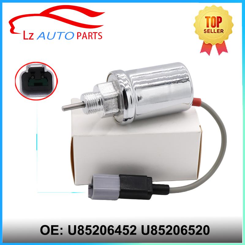 12V Fuel Shut Off Solenoid Valve U85206452 U85206520 for Perk Engine 402D 403D 404D 404C 40 Stop Shutdown Solenoid