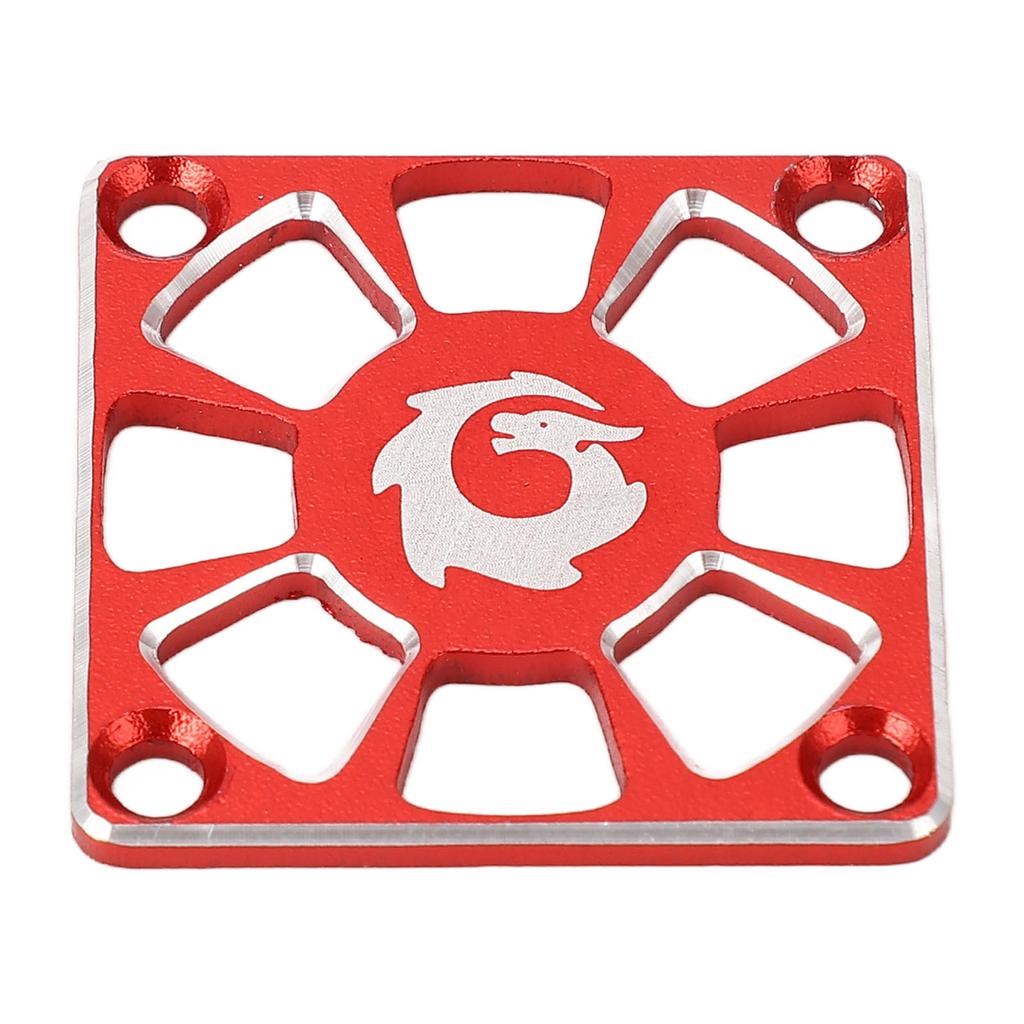 RC Cooling Fan Cover 1.18in Wide Aluminium Alloy Light Sturdy Cool RC ESC Cooling Fan Cover for