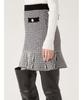 x Tweed knit skirt LWNS245092BLKF [LILYBROWN MARYQUANT]