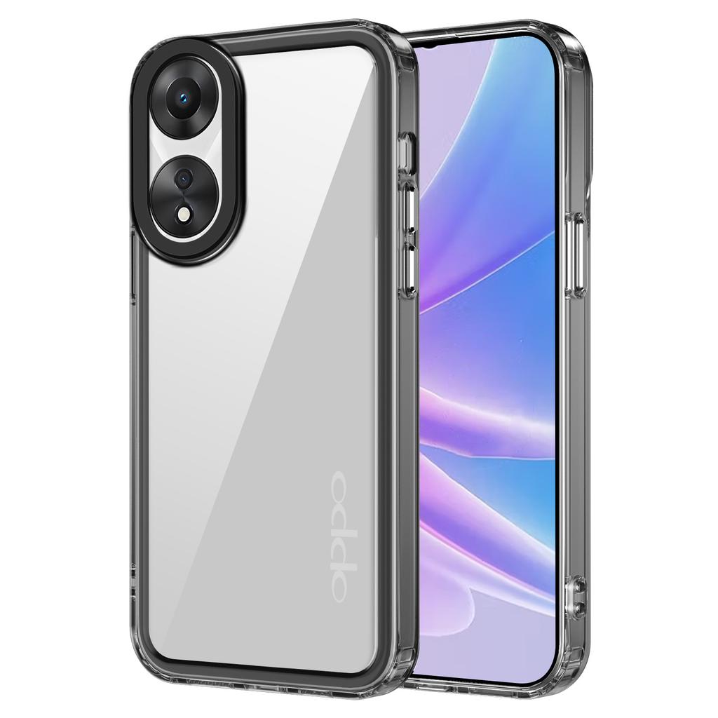 For Oppo A58 5G/A78 5G Clear Cases Anti-Scratch PC+TPU Phone Cover