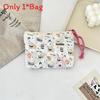 Cartoon Character Polyester Travel Organizer With Embossed Pattern For Women